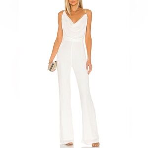 NWOT White Full-Length Pantsuit/Jumpsuit Size M